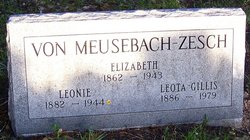 Elizabeth <I>Von Meusebach</I> Zesch 