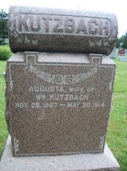 Augusta Wilhelmina Johanna <I>Meyer</I> Kutzbach 