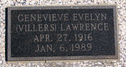 Genevieve Evelyn <I>Villers</I> Lawrence 