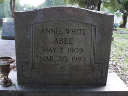Annie <I>White</I> Abee 
