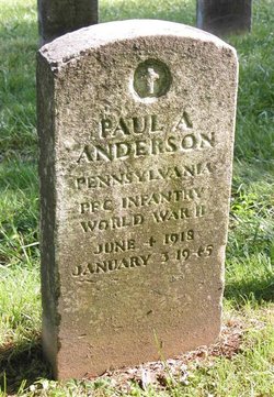 PFC Paul Adam Anderson 