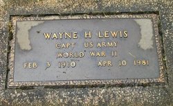 Wayne H Lewis 