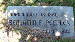 Benjamin F. Peeples 