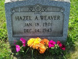 Hazel A <I>Klingensmith</I> Weaver 