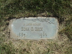 Edna Emeline <I>Deatherage</I> Beck 