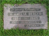 Anna Amelia “Amelia” <I>Gronberg</I> Berger 