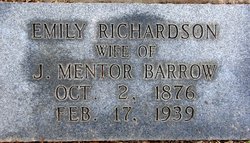 Emily Jamison <I>Richardson</I> Barrow 