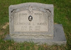 Catherine <I>Ledbetter</I> Hayes 