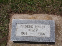 Phoebe Jane <I>Melby</I> Riley 
