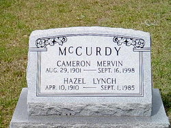Cameron Mervin McCurdy 