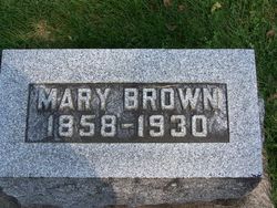 Mary Almeda <I>Jones</I> Brown 