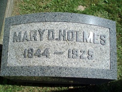 Mary D <I>Resseguie</I> Holmes 