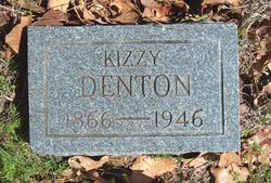 Keziah Jane “Kizzie” <I>Henry</I> Denton 