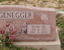 Zelma Lee <I>Parmer</I> Langenegger 