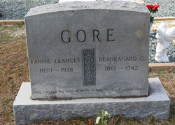 Fannie Frances <I>Simmons</I> Gore 