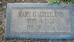 Mary Lillian “Peewee” <I>Green</I> Gilliland 