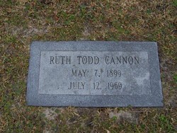 Clarkie Ruth <I>Todd</I> Cannon 