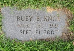 Ruby C <I>Byers</I> Knox 