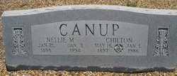 Nellie Allen <I>Mitchell</I> Canup 