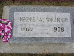 Lizzie Amelia <I>Nicholls</I> Wilder 