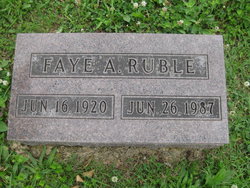Faye <I>Atkins</I> Ruble 