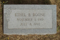 Ethel Beatrice <I>Smith</I> Boone 