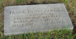 Frank Henry Ahring 