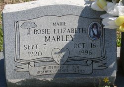 Marie Rosie Elizabeth Marley 