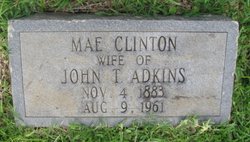 Mae <I>Clinton</I> Adkins 