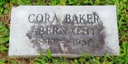 Cora M <I>Baker</I> Abernathy 