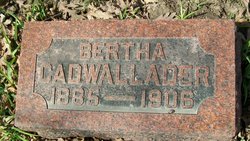 Bertha Cadwalder 
