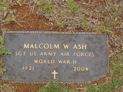 Malcolm William Ash 