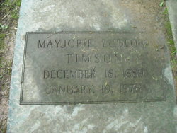 Mayjorie Ford <I>Ludlow</I> Timson 