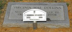 Virginia Mae <I>Cadenhead</I> Dollins 