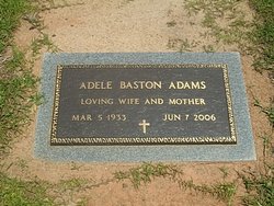Marjorie Adele <I>Baston</I> Adams 