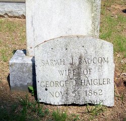 Sarah J. <I>Baucom</I> Haigler 