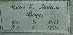 Mallie <I>Cantrell</I> Boggs 
