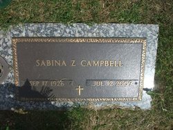 Sabina Z Campbell 
