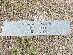 Nina Ann <I>West</I> Thacker 