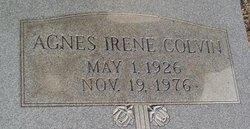 Agnes Irene Colvin 