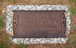 Hallie Elizabeth <I>Becktol</I> Hatfield 