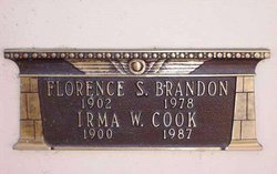 Irma Winifred <I>Brandon</I> Cook 