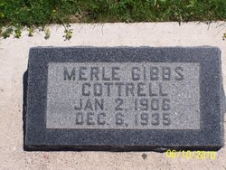 Merle Cynthea <I>Gibbs</I> Cottrell 