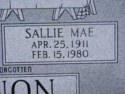 Sallie Mae <I>James</I> Cannon 