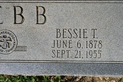 Elizabeth “Bessie” <I>Thompson</I> Webb 