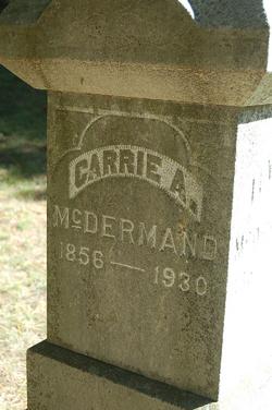 Carrie A. <I>Bovee</I> McDermand 