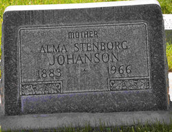 Alma Stenborg <I>Alfred</I> Johanson 