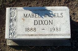 Mabel <I>Ingels</I> Dixon 