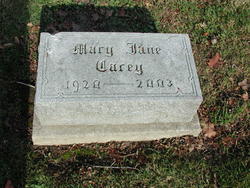 Mary Jane <I>Heater</I> Carey 