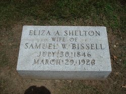 Eliza A. <I>Shelton</I> Bissell 